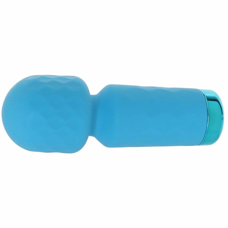 Vibrators | Bang! Mini Silicone Wand In Blue Vibrators Blue