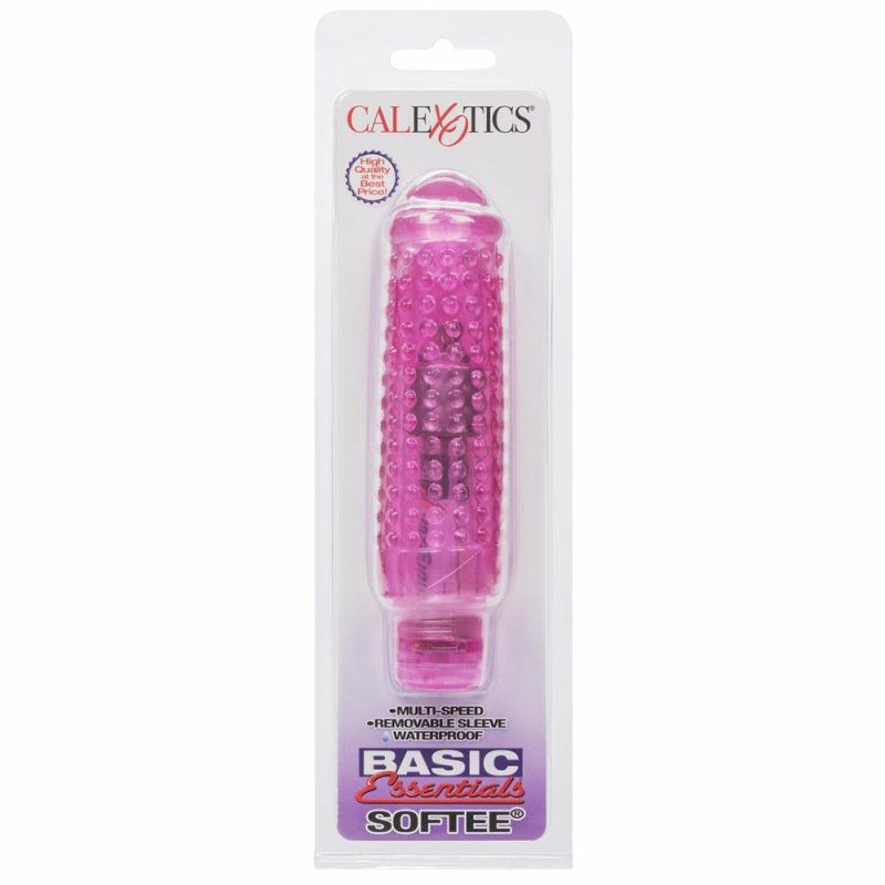 Vibrators | Basic Essentials Softee Sleeved Vibe Vibrators CalExotics