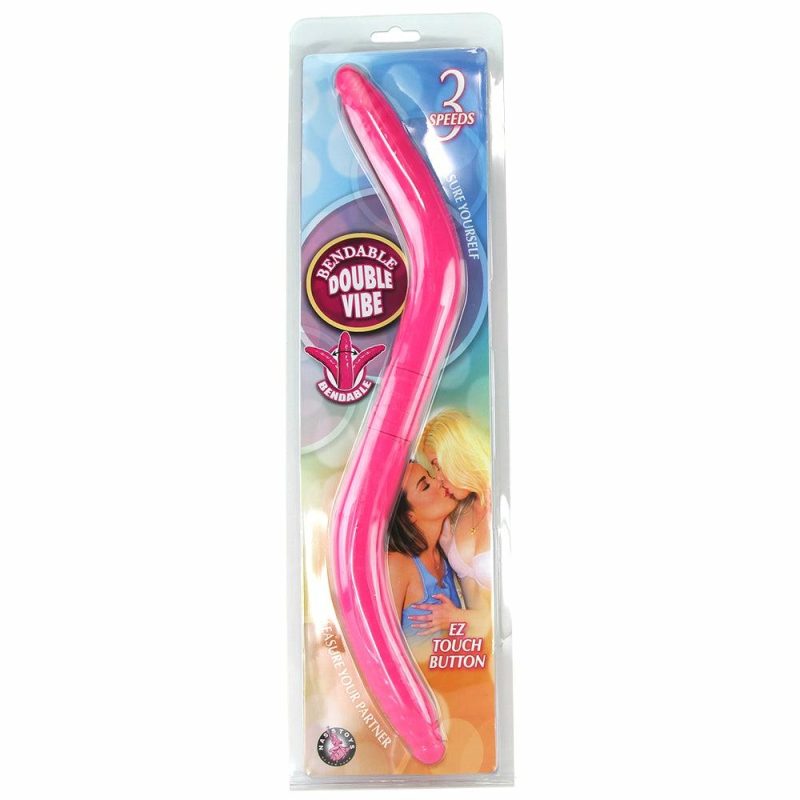 Vibrators | Bendable Double Vibe In Pink Dildos Dildos