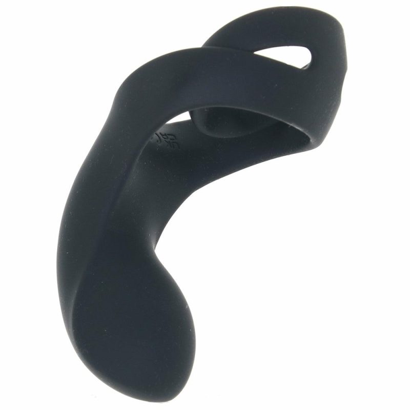 Vibrators | Benedict Double Ring Perineum Stimulator Bondage Black