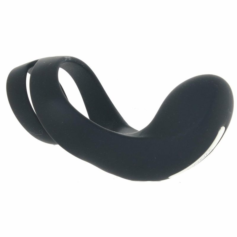 Vibrators | Benedict Double Ring Perineum Stimulator Bondage Black