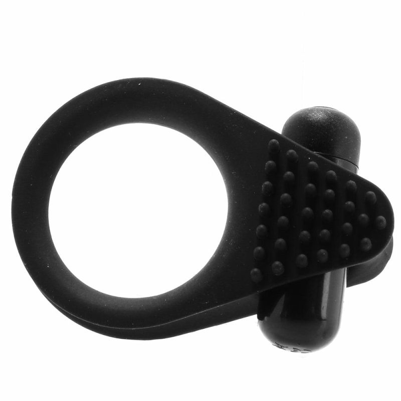 Vibrators | Black Knight Vibrating Cock Ring Vibrators Evolved Novelties