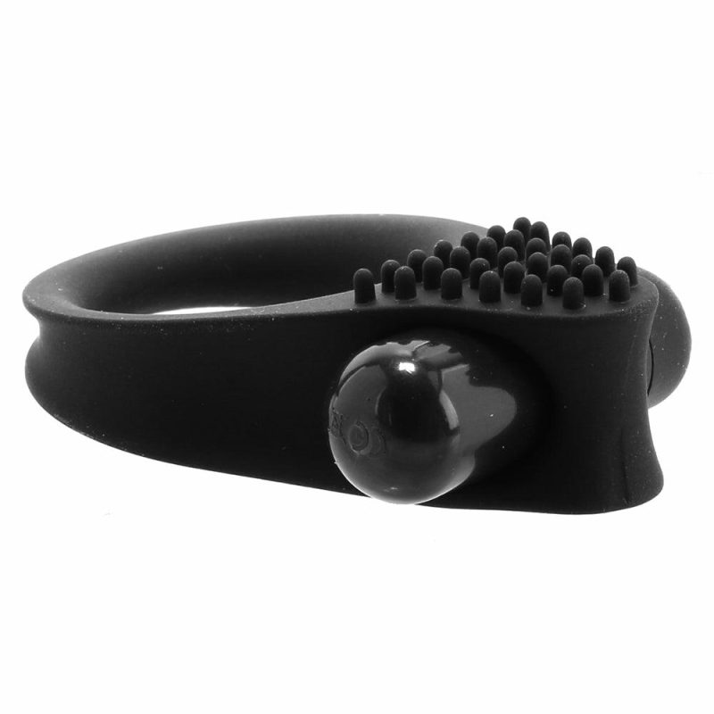 Vibrators | Black Knight Vibrating Cock Ring Vibrators Evolved Novelties