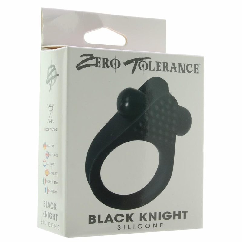 Vibrators | Black Knight Vibrating Cock Ring Vibrators Evolved Novelties