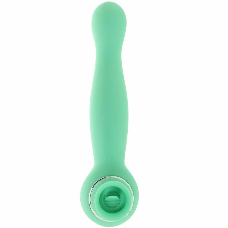 Vibrators | Blaze Luscious Licking Dual Vibe Vibrators Green