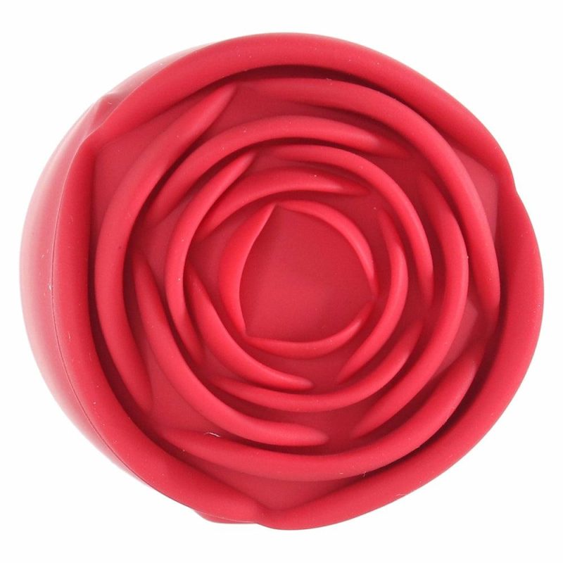 Vibrators | Bloomgasm Pleasure Rose Wand Vibrators Red