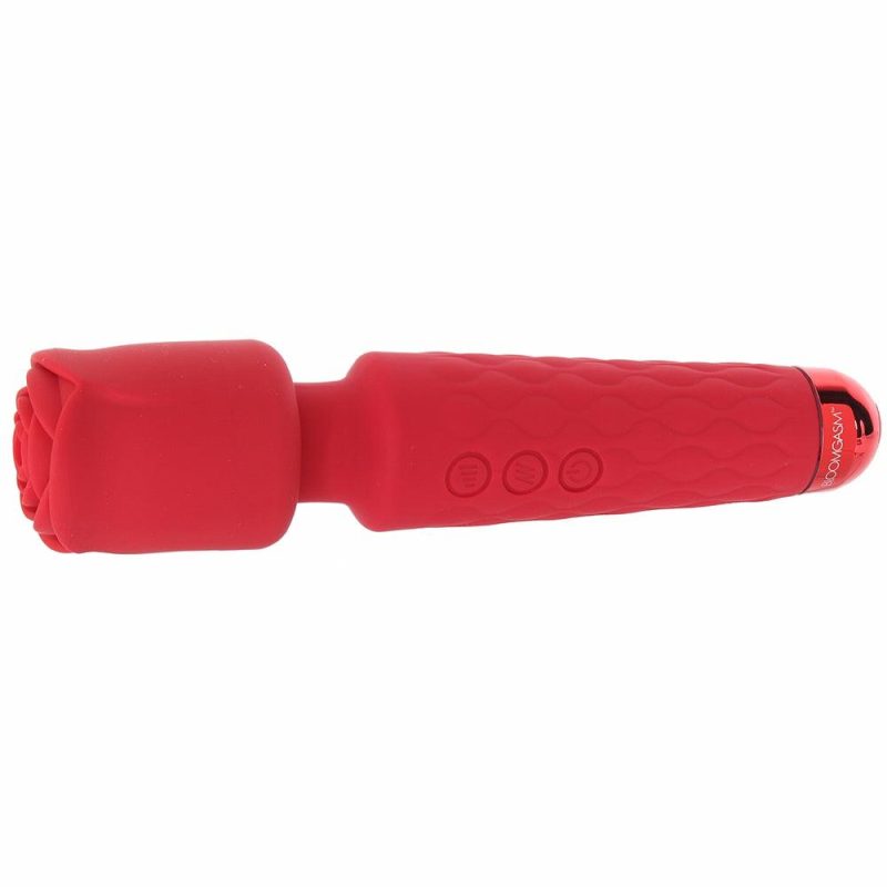 Vibrators | Bloomgasm Pleasure Rose Wand Vibrators Red