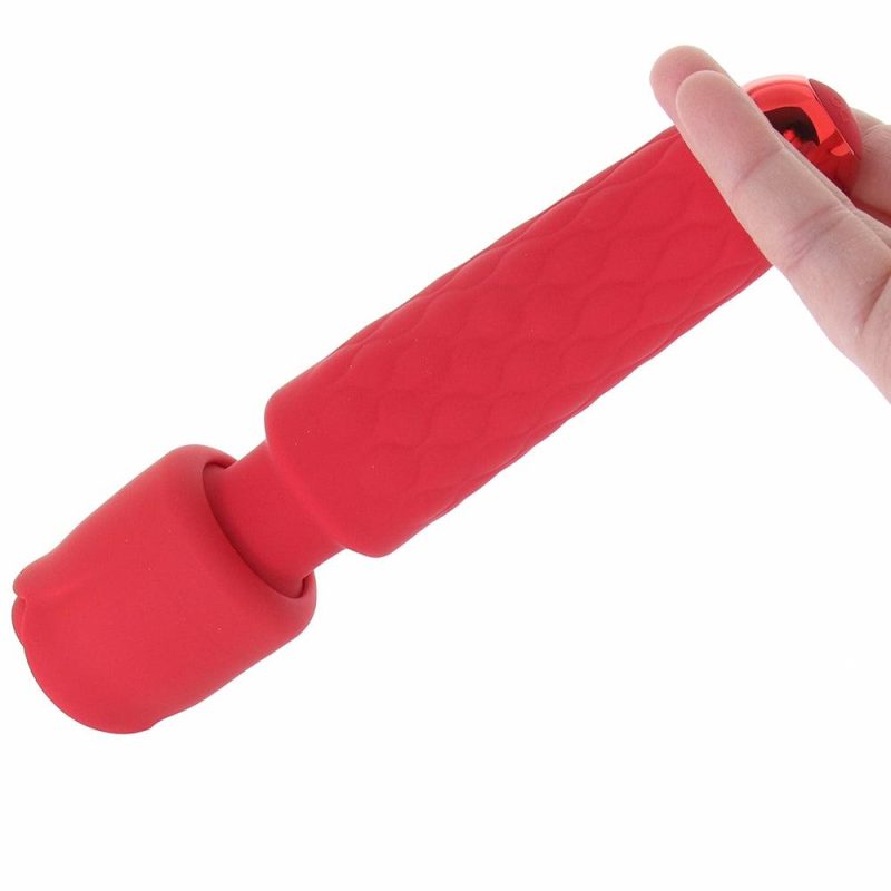 Vibrators | Bloomgasm Pleasure Rose Wand Vibrators Red