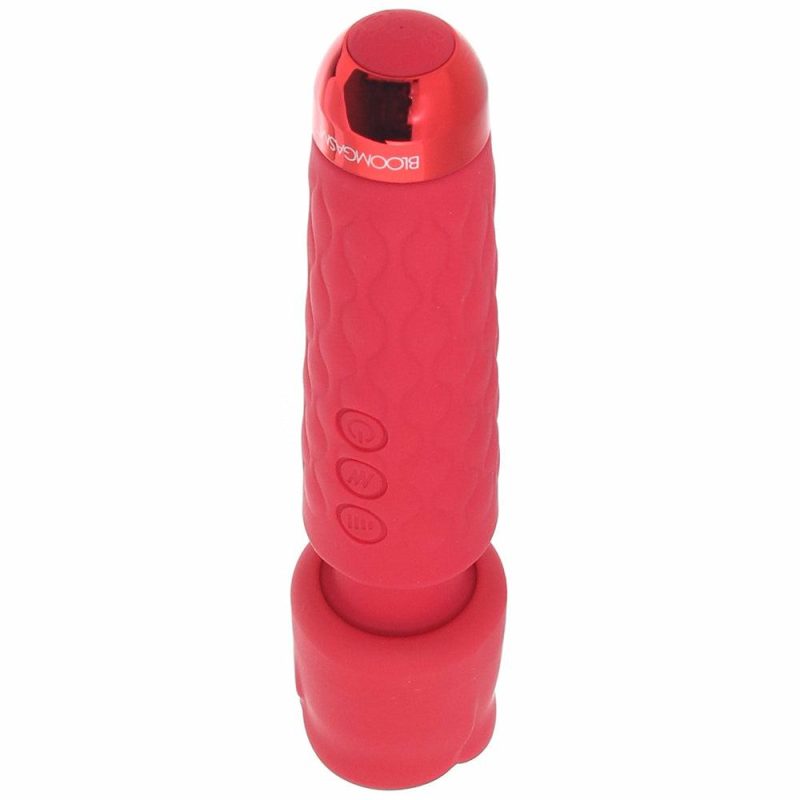 Vibrators | Bloomgasm Pleasure Rose Wand Vibrators Red