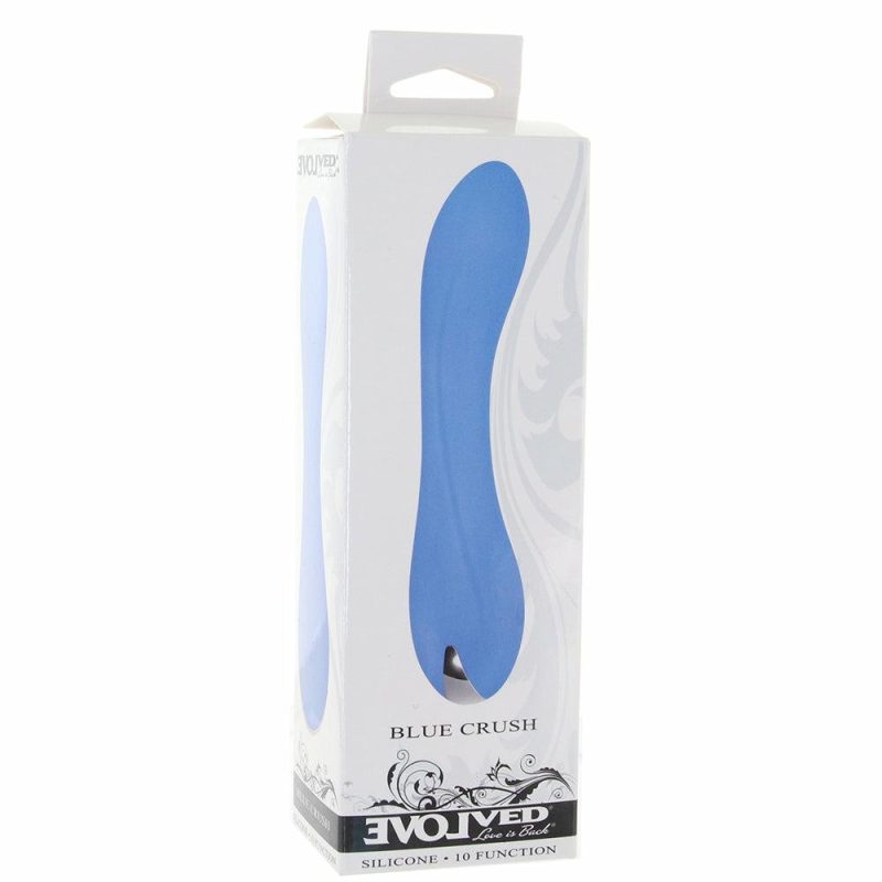 Vibrators | Blue Crush Silicone Mini Vibe Vibrators Blue