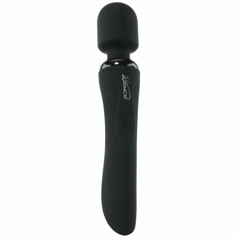 Vibrators | Body Recharger Silicone Massager In Black Vibrators Black