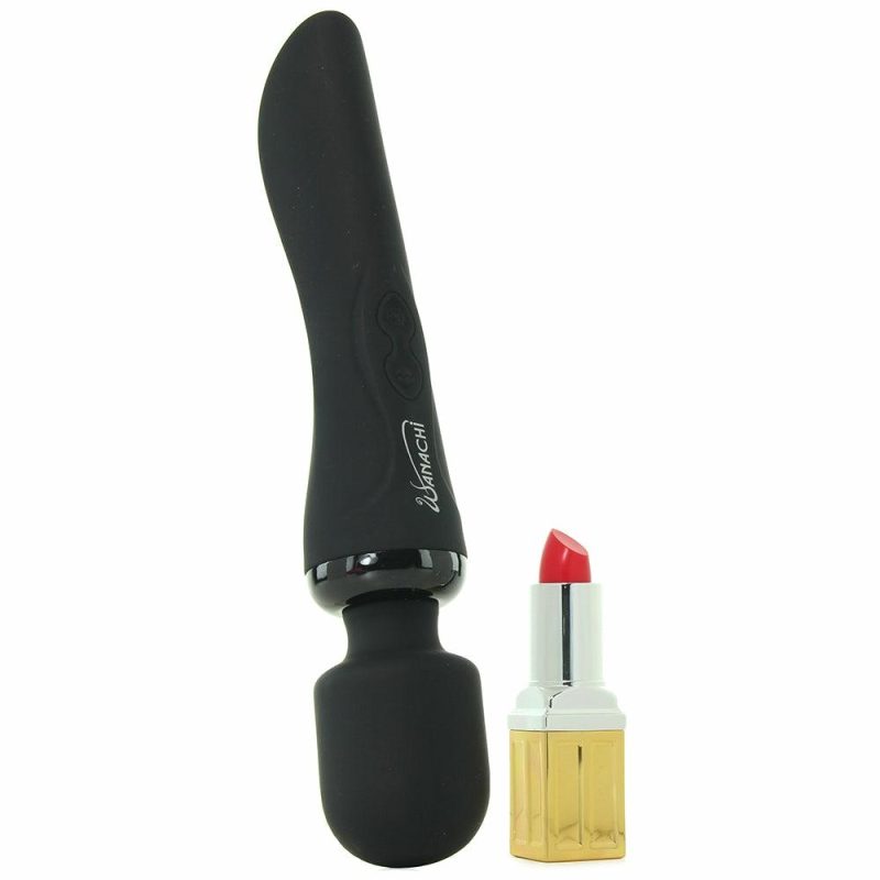 Vibrators | Body Recharger Silicone Massager In Black Vibrators Black