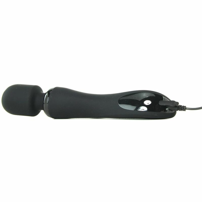 Vibrators | Body Recharger Silicone Massager In Black Vibrators Black