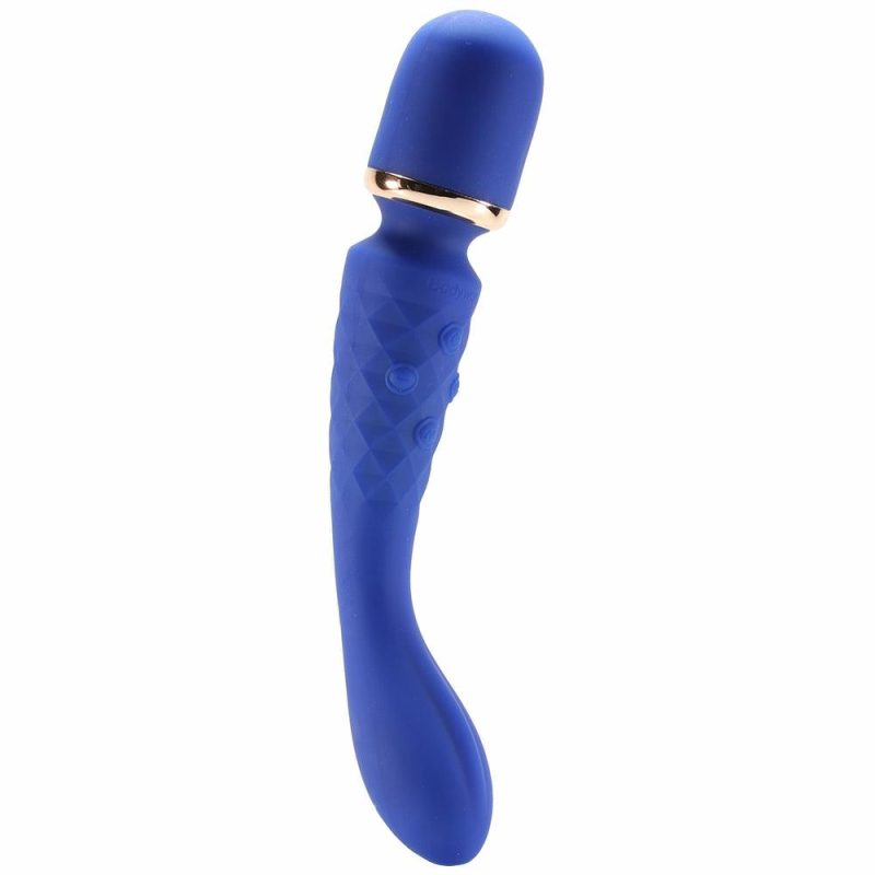 Vibrators | Bodywand Luxe 2-Way Wand In Blue Vibrators Blue