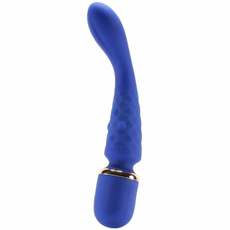 Vibrators | Bodywand Luxe 2-Way Wand In Blue Vibrators Blue