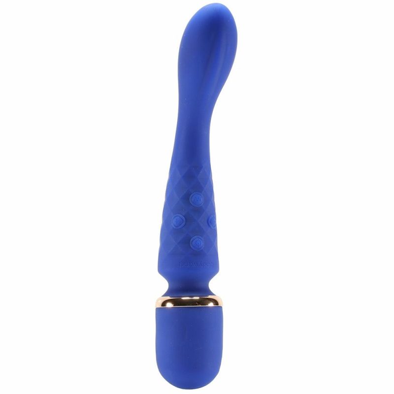 Vibrators | Bodywand Luxe 2-Way Wand In Blue Vibrators Blue