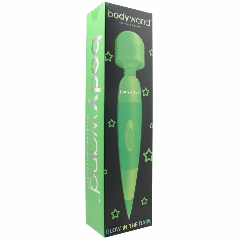 Vibrators | Bodywand Original Glow In The Dark Massager Vibrators Green