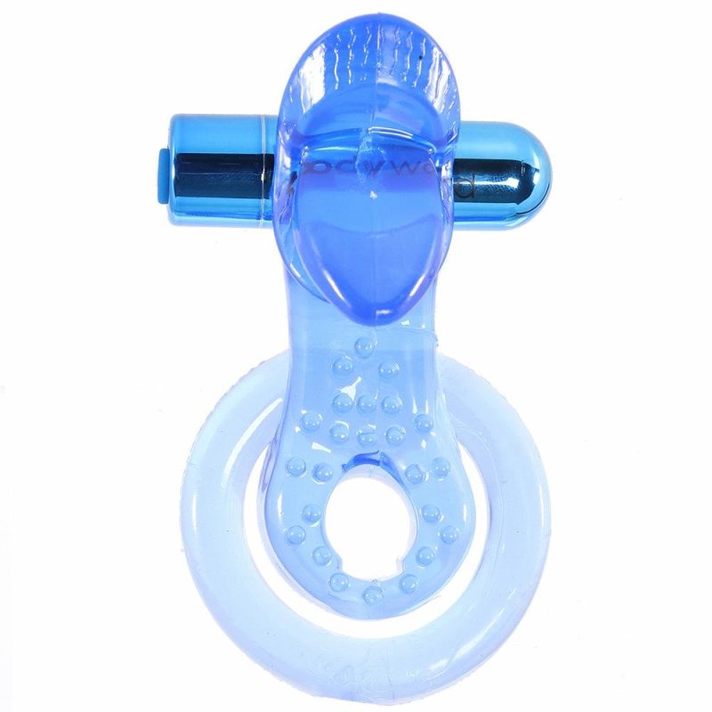 Vibrators | Bodywand Rechargeable Duo Tickler Ring In Blue Vibrators Vibrators