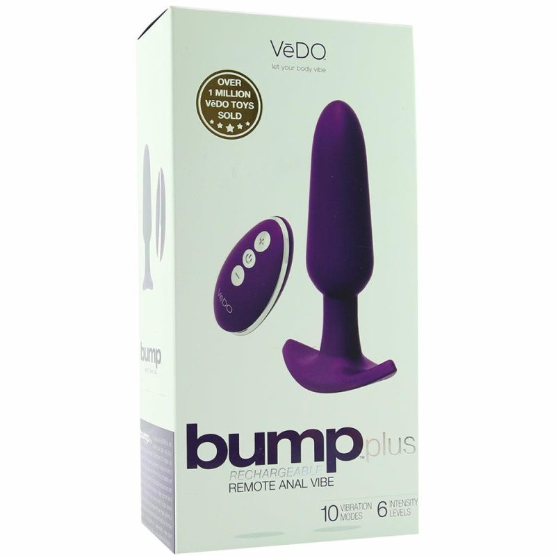 Vibrators | Bump Plus Remote Anal Vibe In Deep Purple Anal Sex Toys Anal Sex Toys