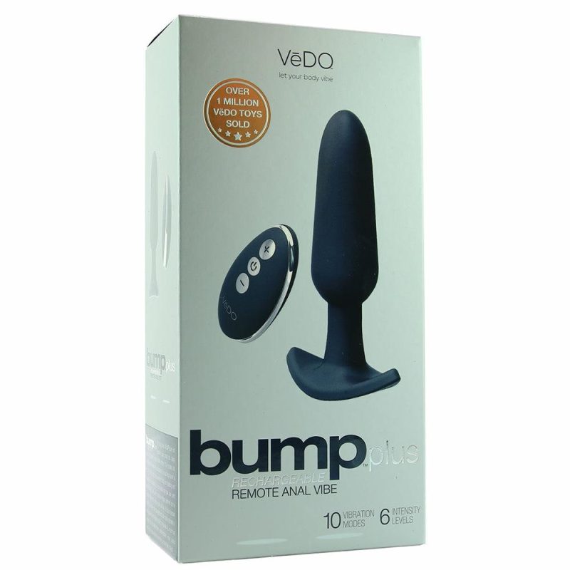 Vibrators | Bump Plus Remote Anal Vibe In Just Black Anal Sex Toys Anal Sex Toys