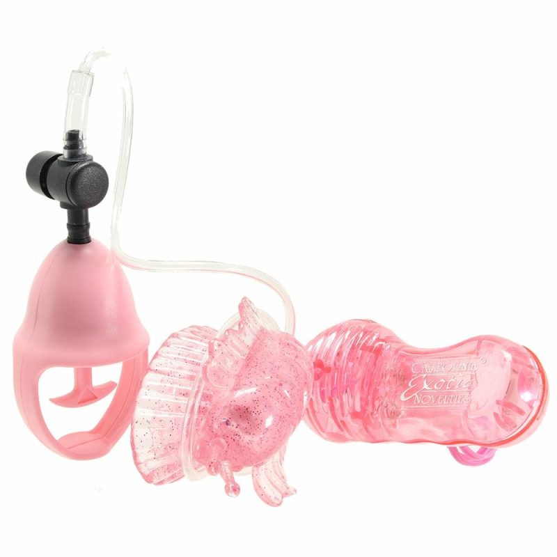 Vibrators | Butterfly Vibrating Clitoral Pump Vibrators CalExotics