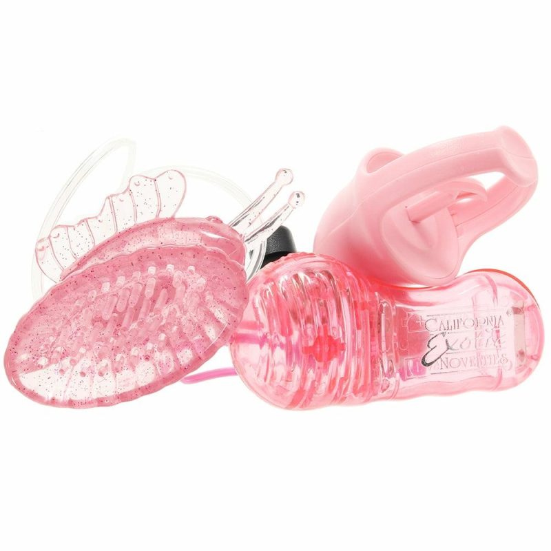 Vibrators | Butterfly Vibrating Clitoral Pump Vibrators CalExotics