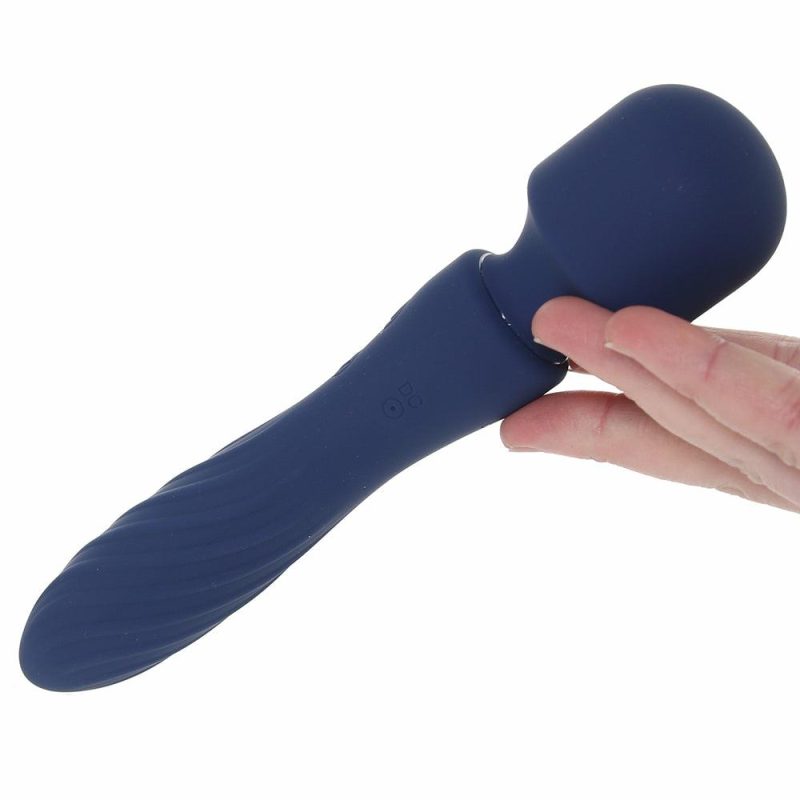 Vibrators | Charisma Mystique Dual Wand Vibrators Blue