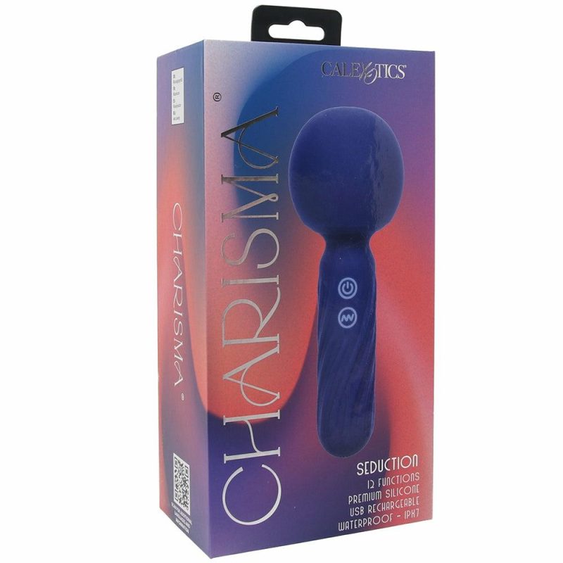 Vibrators | Charisma Seduction Wand Vibe Vibrators Blue