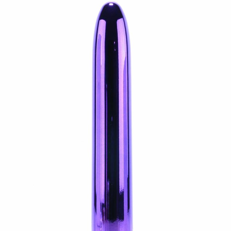 Vibrators | Classix 7 Inch Slimline Rocket Vibe In Metallic Purple Vibrators Pipedream