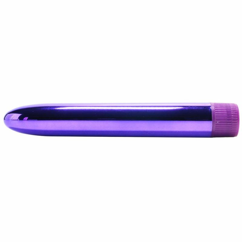 Vibrators | Classix 7 Inch Slimline Rocket Vibe In Metallic Purple Vibrators Pipedream