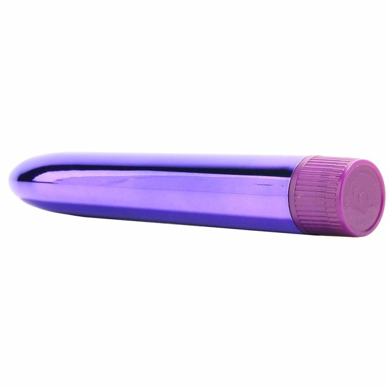 Vibrators | Classix 7 Inch Slimline Rocket Vibe In Metallic Purple Vibrators Pipedream