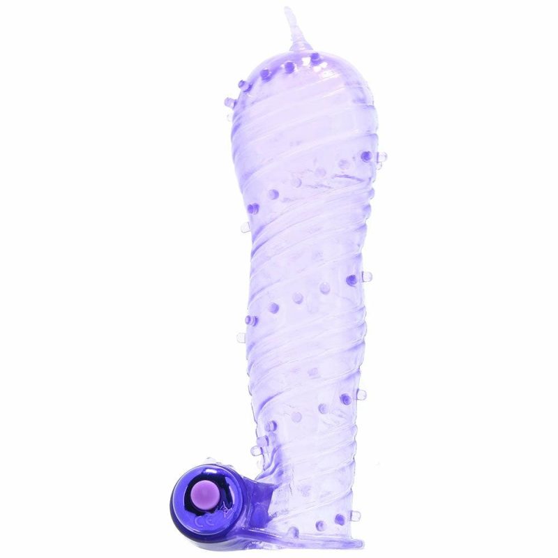 Vibrators | Classix Textured Sleeve And Bullet In Purple Vibrators Pipedream