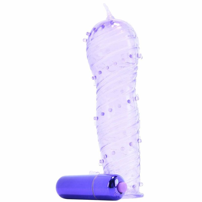 Vibrators | Classix Textured Sleeve And Bullet In Purple Vibrators Pipedream