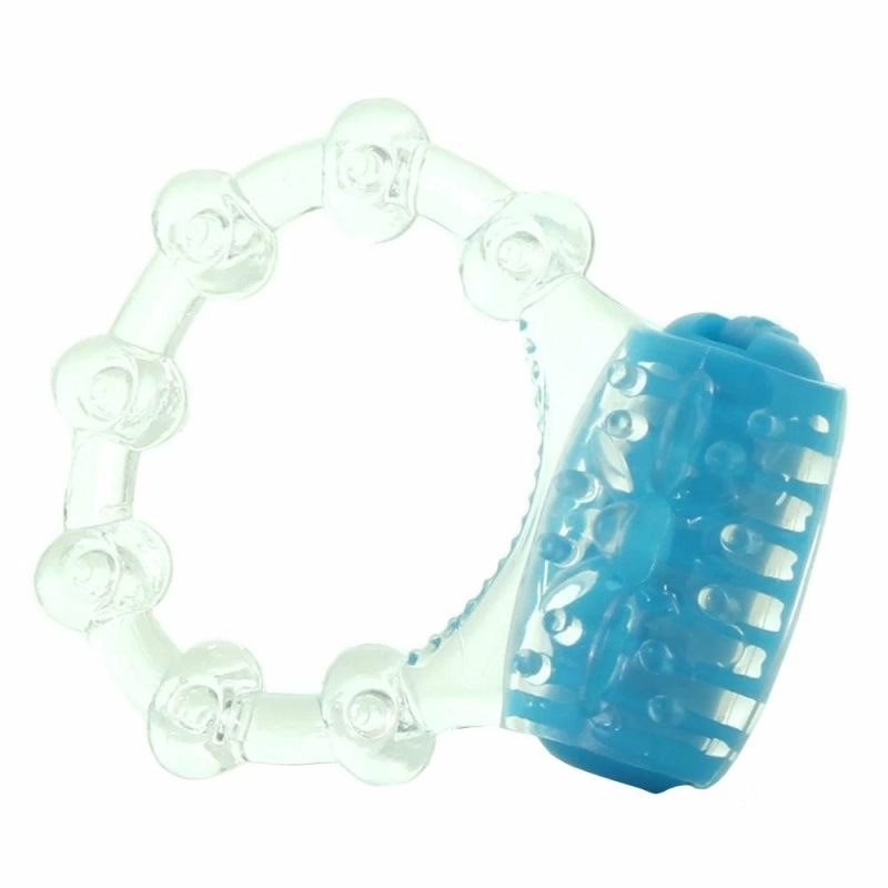 Vibrators | Color Pop Quickie Vibrating Cock Ring In Blue Vibrators Screaming O