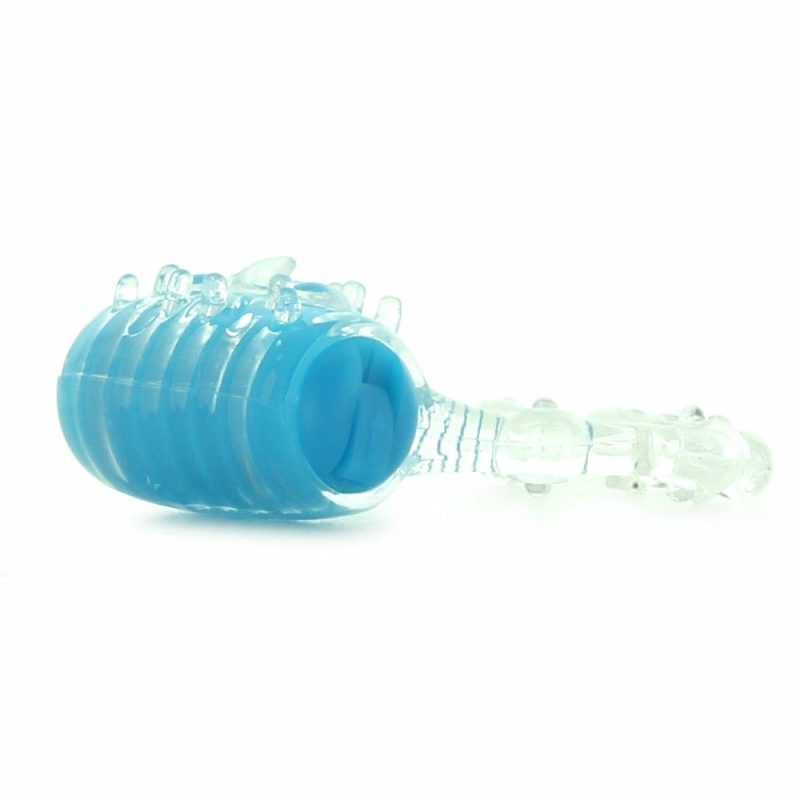 Vibrators | Color Pop Quickie Vibrating Cock Ring In Blue Vibrators Screaming O