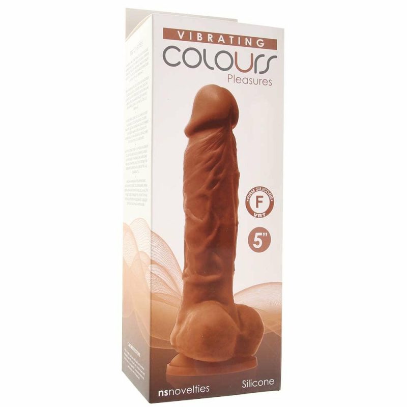 Vibrators | Colours Pleasures 5 Inch Vibe In Brown Dildos Brown