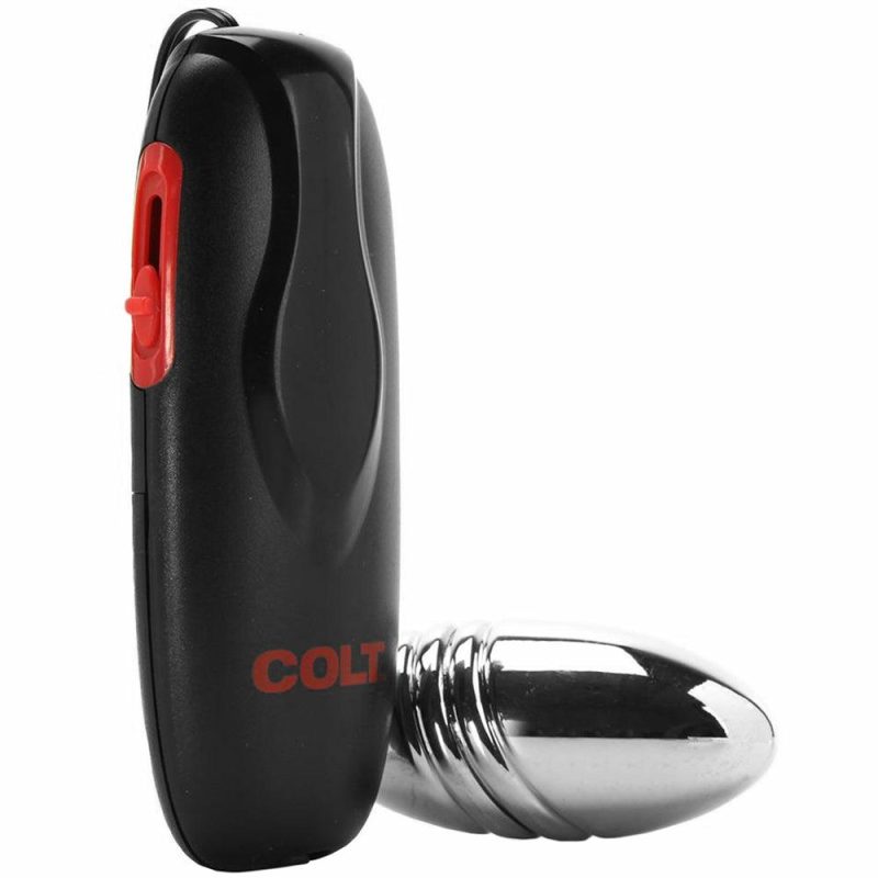 Vibrators | Colt Turbo Bullet Vibe In Silver Vibrators CalExotics