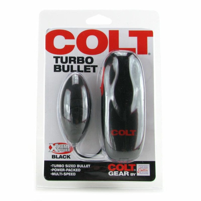 Vibrators | Colt Turbo Extreme Power Bullet In Black Vibrators Black