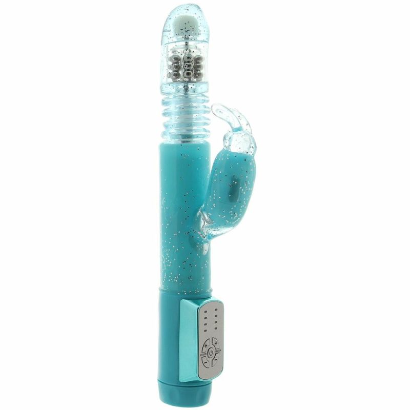 Vibrators | Dazzle Xtreme Thruster Rabbit Vibe In Teal Vibrators Blue, Teal