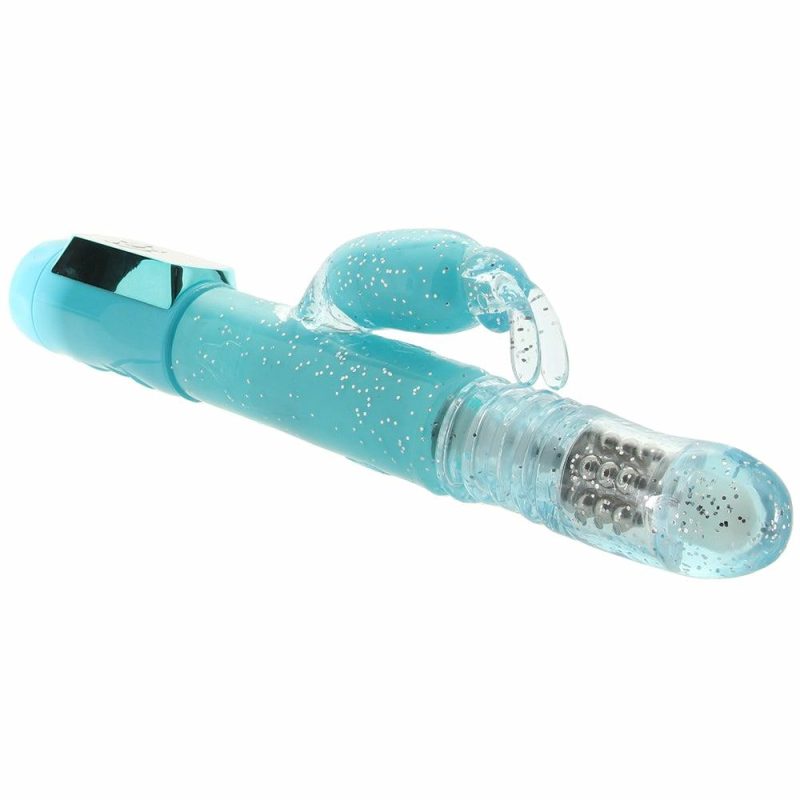 Vibrators | Dazzle Xtreme Thruster Rabbit Vibe In Teal Vibrators Blue, Teal