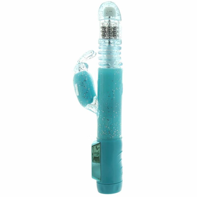 Vibrators | Dazzle Xtreme Thruster Rabbit Vibe In Teal Vibrators Blue, Teal