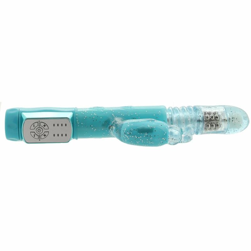 Vibrators | Dazzle Xtreme Thruster Rabbit Vibe In Teal Vibrators Blue, Teal