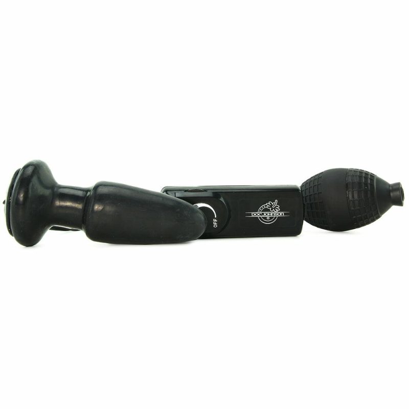 Vibrators | Deluxe Wonder Inflatable Butt Plug In Black Anal Sex Toys Anal Sex Toys