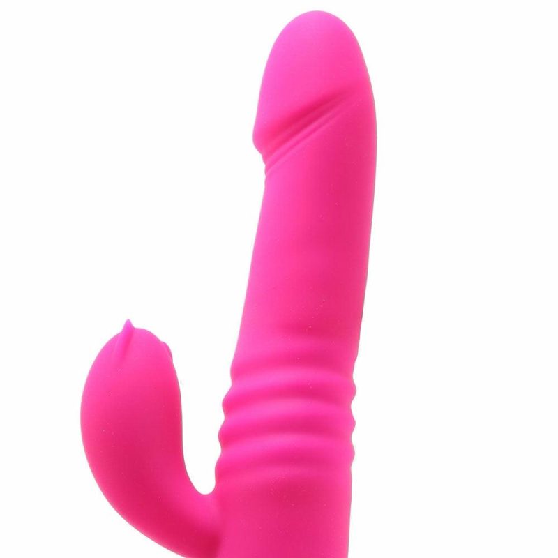 Vibrators | Devine Heat-Up Dynamic Stroker Vibe In Hot Pink Vibrators Nasstoys