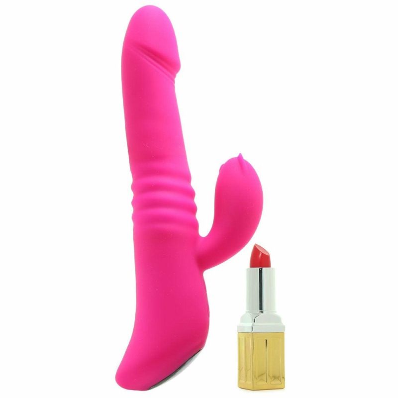 Vibrators | Devine Heat-Up Dynamic Stroker Vibe In Hot Pink Vibrators Nasstoys