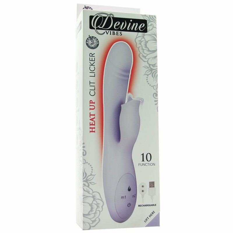 Vibrators | Devine Vibes Heat Up Clit Licker Vibrators Nasstoys