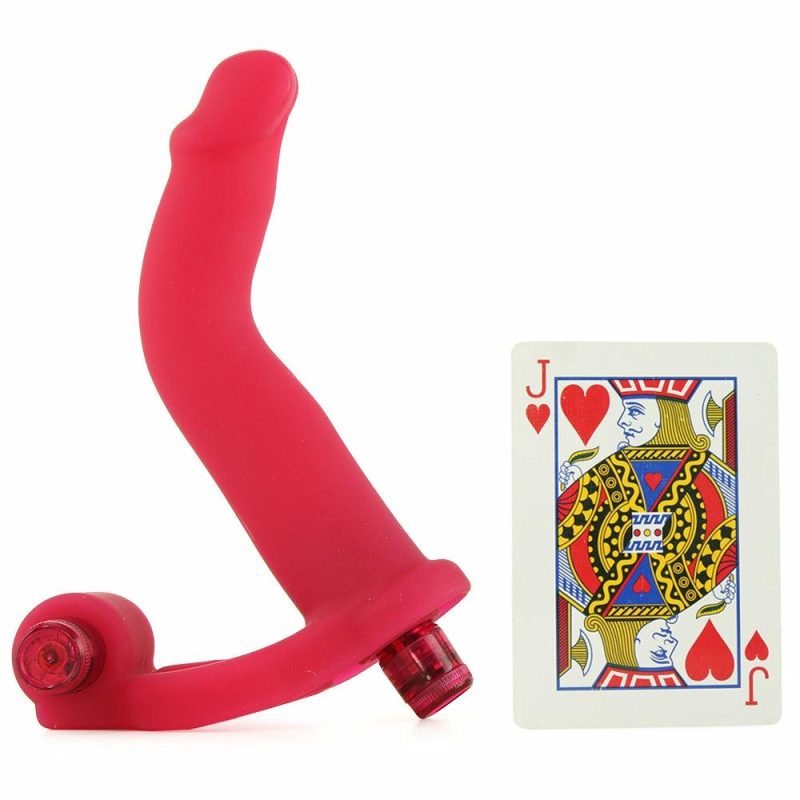 Vibrators | Double Penetrator Silicone Studmaker Cock Ring In Pink Vibrators Nasstoys