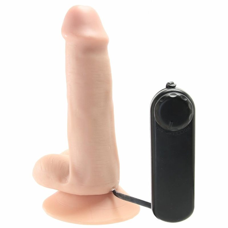 Vibrators | Dr. Spin 6 Inch Gyrating Realistic Dildo In Vanilla Dildos Blush