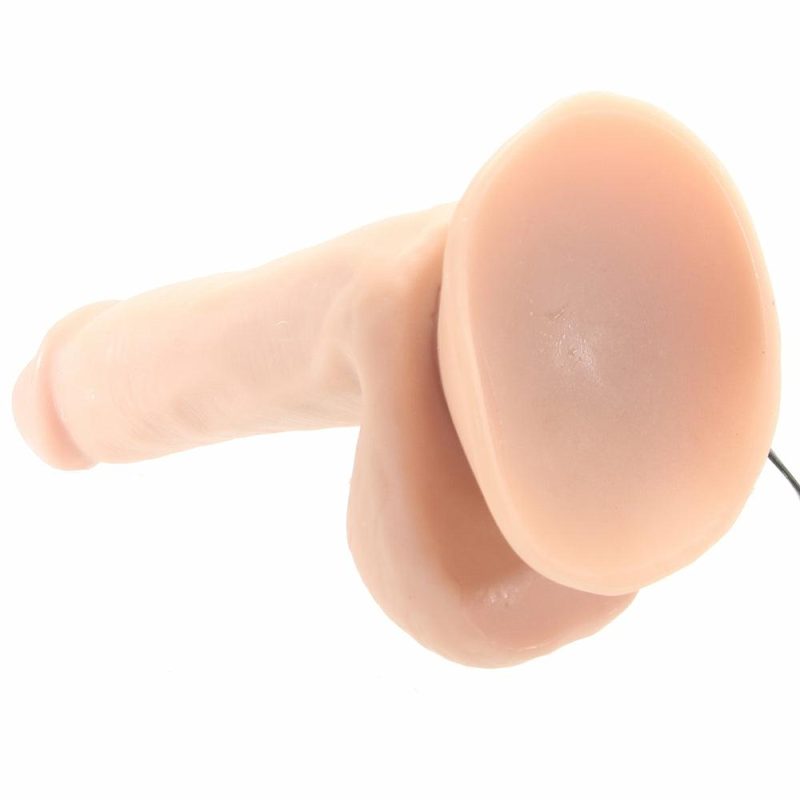 Vibrators | Dr. Spin 6 Inch Gyrating Realistic Dildo In Vanilla Dildos Blush