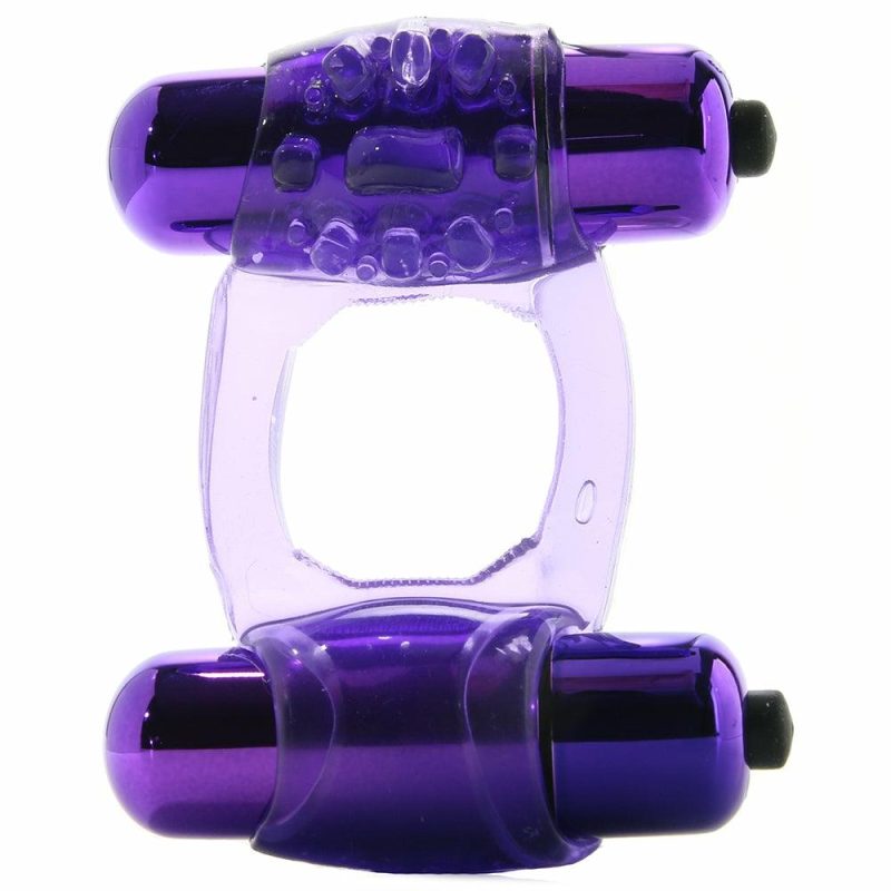 Vibrators | Duo-Vibrating Super Ring In Purple Vibrators Pipedream